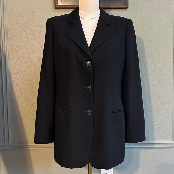 Giorgio Armani Jackets & Blazers - Vintage Giorgio Armani Le Collezioni Black Blazer | Made in Italy | Size 10
